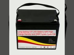 Long-lasting LFP 24V Battery with High Energy Density and 2000 Cycles Cycle Life