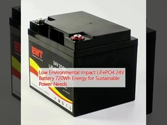 Low Environmental Impact LiFePO4 24V Battery 720Wh Energy for Sustainable Power Needs