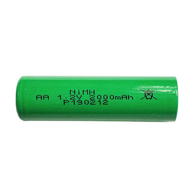 Buy 1.2v 2000mah Aa Nickel Rechargeable Battery NiMH Lithium Battery online manufacture