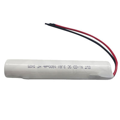 Buy Nickel SC Nicd Battery 3.6v 1600mah Rechargeable Battery Pack online manufacture