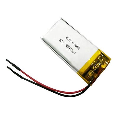 Buy OEM Lithium Ion Polymer Battery Waterproof Li Ion Battery 3.7 V 350mah Rechargeable online manufacture