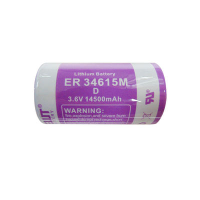 Buy 100g Lithium Thionyl Chloride Battery ER34615M 3.6v AAA Battery CE online manufacture