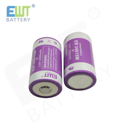 Buy ODM High Capacity Lithium Ion Primary Battery 3.6V 14500mAh ER34615M online manufacture