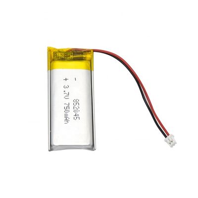 Buy OEM / ODM Lithium Polymer Battery Pack 3.7V 750MAH LiPo Battery LP852045 online manufacture