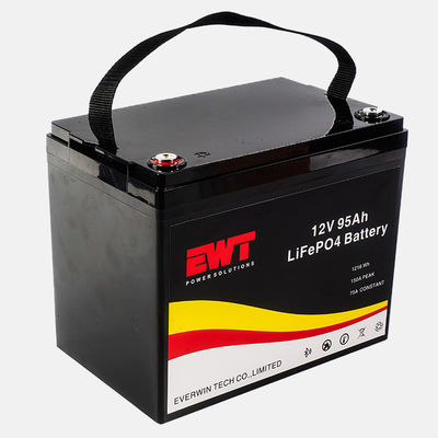 Buy Electric Boat Replacement 12.8V 95Ah Lithium Iron Phosphate Battery 12V IFR32700 Lithium Ion Battery Pack online manufacture