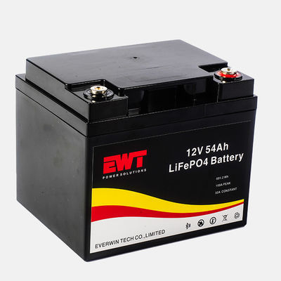 Buy LiFePO4 Lithium Battery 12.8V 54Ah Lithium Iron Phosphate Battery Pack SLA replacement  lfp battery online manufacture