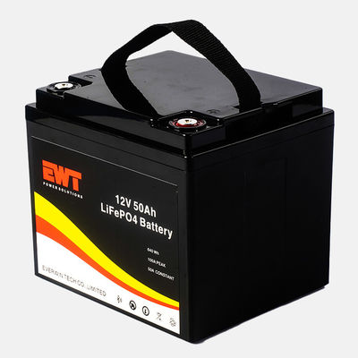 Buy Backup Power 12.8V Lithium Iron Phosphate Battery Pack 12.8V 50Ah LiFePO4 Rechargeable LFP Lithium Battery online manufacture