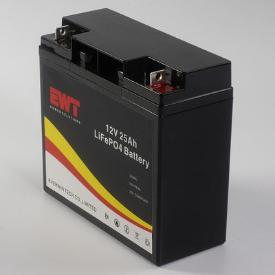 Buy Lifepo4 Battery Pack 12V 25Ah Lithium Iron Phosphate Battery With Smart BMS online manufacture