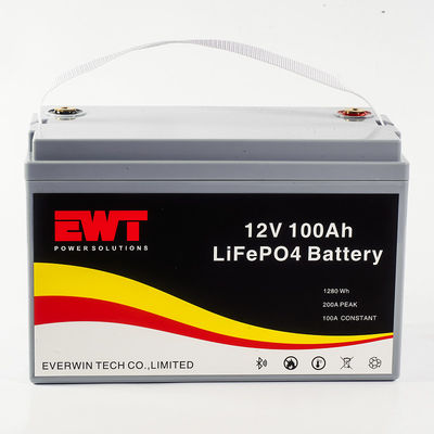 Buy Long Cycle Life Rechargeable Lithium Ion Battery 12v 100ah Lifepo4 Battery Pack For Scooter E-bike Golf Car online manufacture