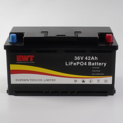 Buy Solid Quality Case LFP 36V 42AH Li-FePo4 Battery Pack Supply For Electric Boat Equipment online manufacture
