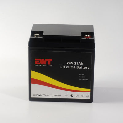 Buy 24V 21AH Lithium Iron LifePO4 Battery Pack for Power Supply and Low Environmental Impact online manufacture