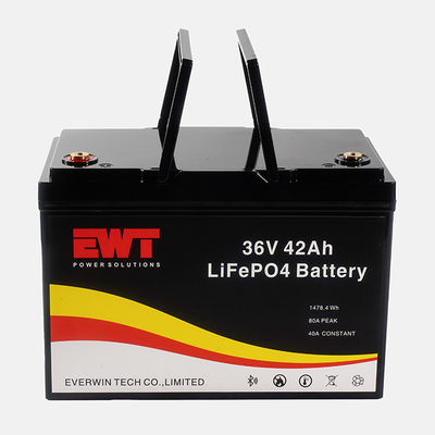 Buy High Capacity LiFePO4 36V 50Ah Lithium Iron Phosphate Battery Module with 51.2V Nominal Voltage online manufacture