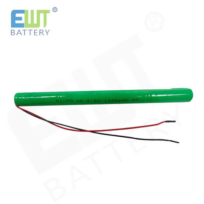 Buy High Energy Density NIMH AA 4.8V 1300mAh NiMH Battery Rechargeable with Air Shipping Option online manufacture