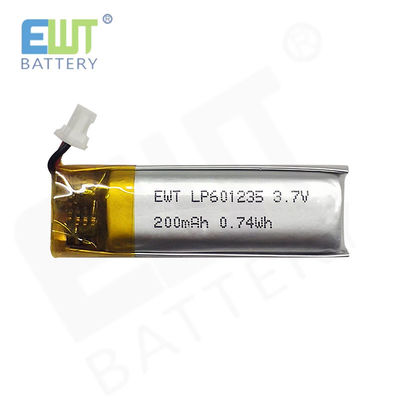 Buy Small Polymer Li-ion Rechargeable Cell Perfect for LP601235 3.7V 200mAh online manufacture