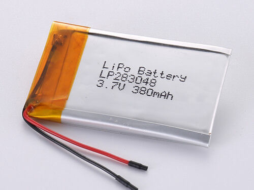 Buy LP283048 3.7V 380MAH A Grade Rechargeable Lithium Polymer Battery -20 To 45 Degrees Celsius online manufacture