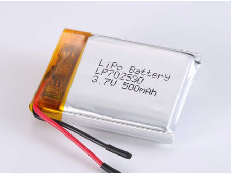 Buy 3.7V 500mAh Lithium Polymer Cell ROHS Certified Rechargeable Battery for Heavy-Duty Applications online manufacture