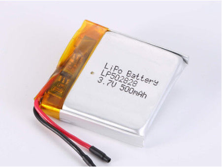 Buy LP502828 3.7V 500MAH Lithium Polymer Battery with JST/Customized Connector Type and ROHS Certificates Voltage 3.7V Anode Material Other online manufacture