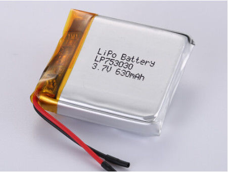 Buy LP753030 3.7V 630MAH Silver Lithium Polymer Battery for Long-lasting Performance online manufacture