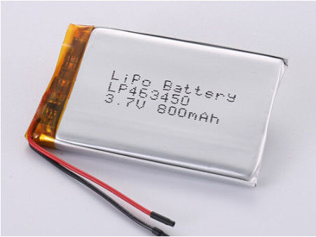 Buy LP463450 3.7V 800MAH Li-polymer Battery CE Certificates OEM ODM Supported Chemical Composition online manufacture