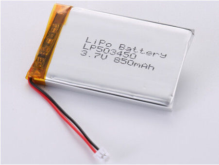 Buy LP503450 3.7V 850MAH Li-polymer Battery High Capacity for Power Users Oem Odm Supported CE Certificates online manufacture