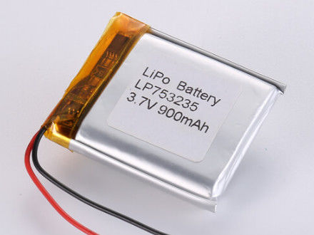 Buy LP753235 3.7V 900MAH li ion battery manufacturers Chargeable Polymer Li-ion Rechargeable Cell -20°C To 60°C Discharging Temperature for Your Requirements online manufacture