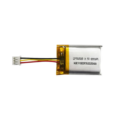 Lp702535 3.7v 600mah Lithium Polymer Lipo Battery Pack Anode Material
