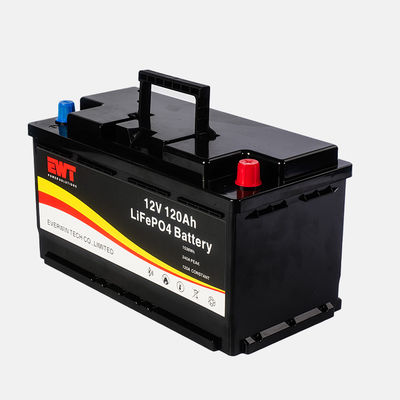 Traveling Li Iron Phosphate Battery 120Ah 12.8V Lithium Ion LiFePO4 Battery