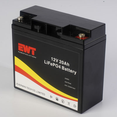 12V 20AH Lithium Iron Phosphate Battery Pack Replacement Lead-Acid Batteries