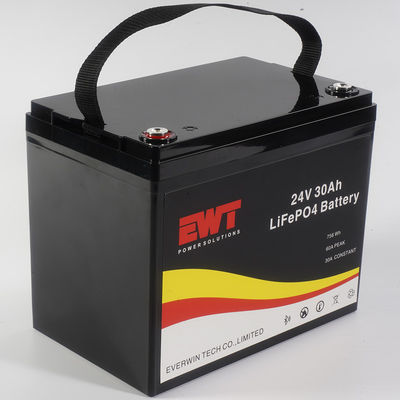 24V 30Ah LiFePO4 Battery 756Wh Deep Cycle Lithium Ion Battery For UPS