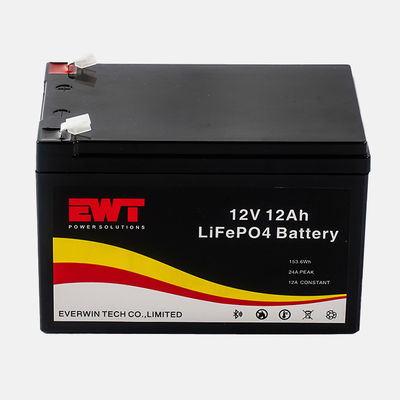 IFR26650 4S 12AH 12V Lifepo4 Battery Pack Customized Battery Sizes from EWT Support