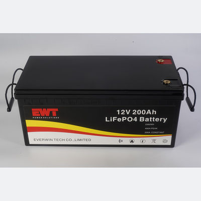 Customized 12V 200Ah Lifepo4 Battery Pack with Low Self-Discharge Rate and IFR32700 Cell