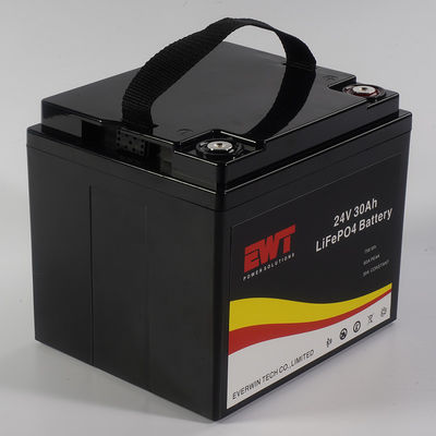 LiFePO4 Battery 24V LFP Cell -20°C To 45°C Maximum Continuous Discharge Current 30A High Temperature Performance 640Wh