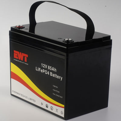 EWT Factory Made Li-Fepo4 Battery Pack 12.8V 85Ah Custom Made OEM