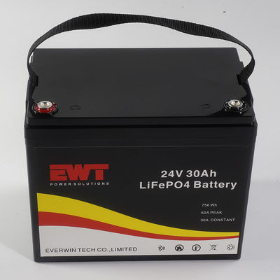 Rechargeable 25.6V 30AH Lithium Iron Phosphate Battery Pack for Power Supply