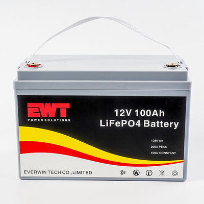 12V Lithium Iron Phosphate Battery with 1280Wh Output Power for Medical Device