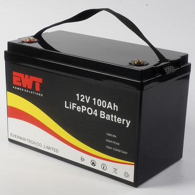 Long-lasting 12V Lithium Iron Phosphate Battery with Charge Temperature Range of -20°C To 60°C and 2000 Charge Cycles
