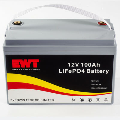 OEM 12V 100ah LiFePO4 Battery with Smart BMS 5000 Cycles Off-Grid Application