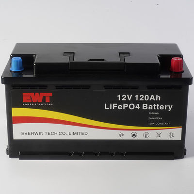 Customizable 12V 120AH Lithium Iron Phosphate Battery Module for Solar System Integration Cylindrical or Prismatic Cell Type