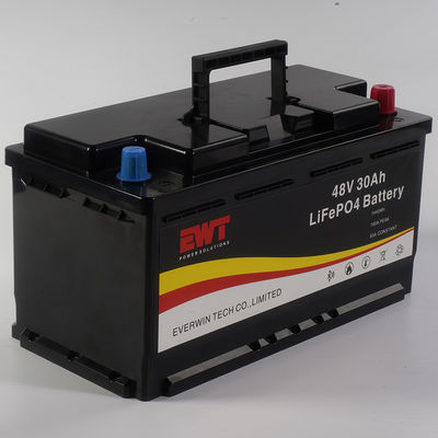 Durable Design 48V Lithium Iron Phosphate Battery with Low Environmental Impact and CC/CP/VP Discharge Way