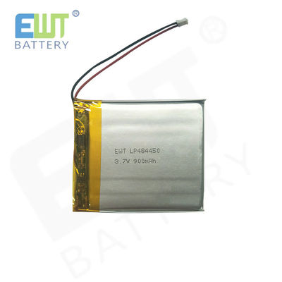 Nominal Voltage 3.7V Lithium Polymer Battery LP484450 3.7V 900mAh A Grade for Discharge –20～60C