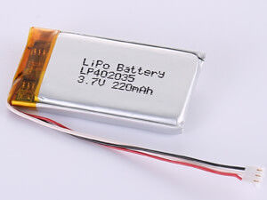 LP402035 3.7V 220MAH 1S1P Polymer Li-ion Rechargeable Cell High Rate Type for Long-lasting Performance and Proper Disposal