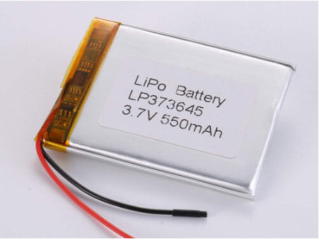 High Capacity 3.7V 550mah 1C Discharge Current Lithium Polymer Battery for Electronic Products