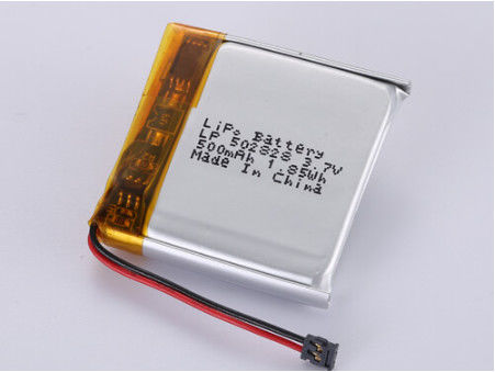 Long-Lasting LP502828 3.7V 500MAH Lithium Polymer Battery for TNT Delivery and Electronic Devices