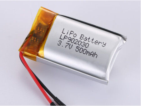 LP902030 3.7V 500MAH High Capacity LiPo Pack CC/CV Charge Method and Lithium Polymer Chemistry