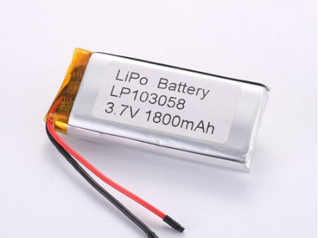 LP103058 3.7V 1800mah li ion battery manufacturers Soft Pack Lithium Polymer Battery with Overdischarge Protection and Flexible Design