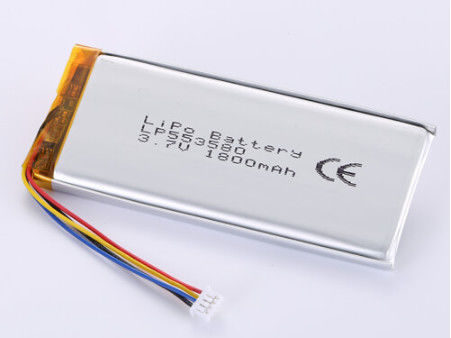 LP553580 3.7V 1800MAH li ion battery manufacturers The Discharge Rate Yes and Polymer Li-ion Rechargeable Cell with CE Certification
