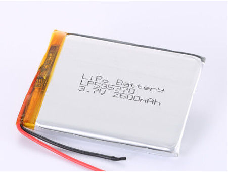 LP595370 3.7V 2600MAH Rechargeable Battery 1 Year Shelf Life Lithium Polymer for OEM Compatibility