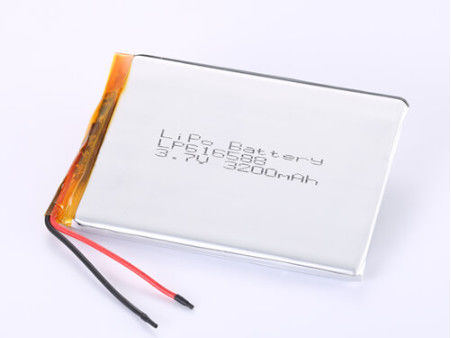 LP616588 3.7V 3200MAH li ion battery manufacturers Customized Connector Type Lithium Polymer Battery with Short Circuit Protection Ensuring Safe Storage