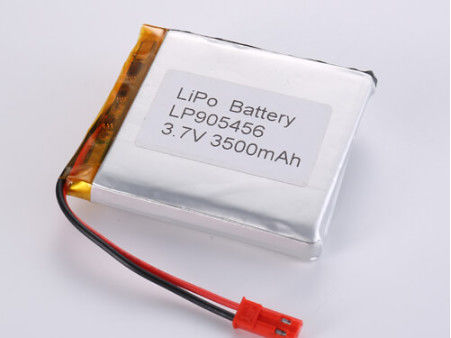 LP905456 3.7V 3500MAH Li-ion Battery High Capacity LiPo Pack with Safety Features Short Circuit Protection