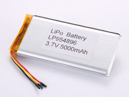 High Capacity LiPo Pack 3.7V 5000MAH Li Ion Battery Manufacturers Other Anode Material for Standards 2-3 Hours Charging Time